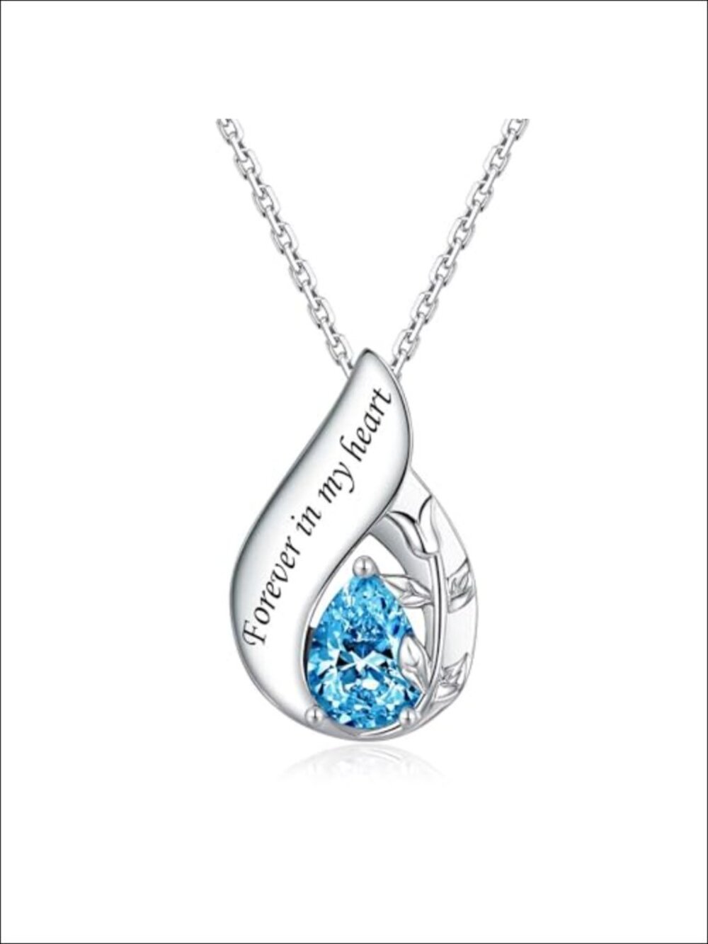 925 Sterling Silver Teardrop Urn Necklace Keepsake Ashes Jewelry